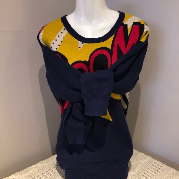 3.1 Phillip Lim for Target BOOM Blue Long Sleeve Mid Calf Sweater Sz XS - Picture 4 of 7